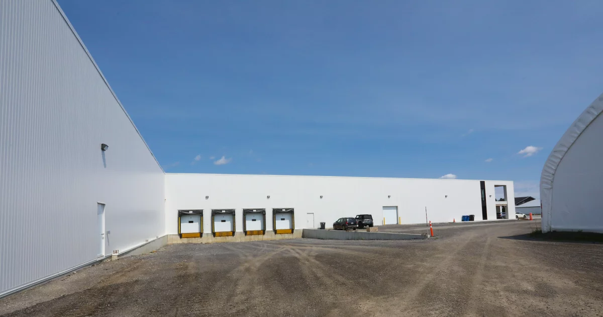 Bâtiment agricole Les Jardins Brunelle St-Thomas – projet par Gestion BGC